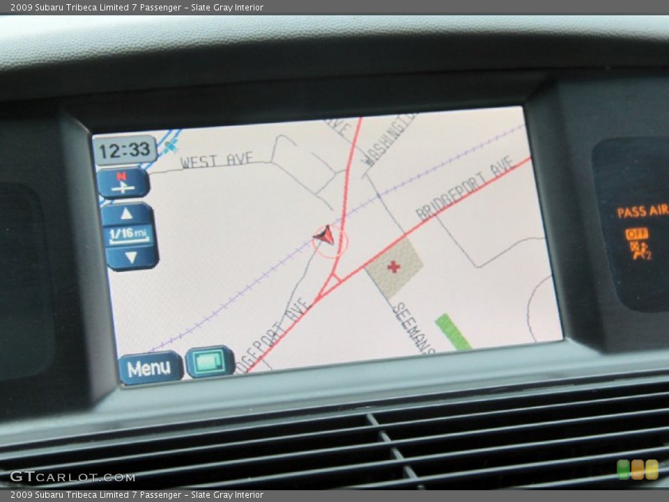 Slate Gray Interior Navigation for the 2009 Subaru Tribeca Limited 7 Passenger #72801341