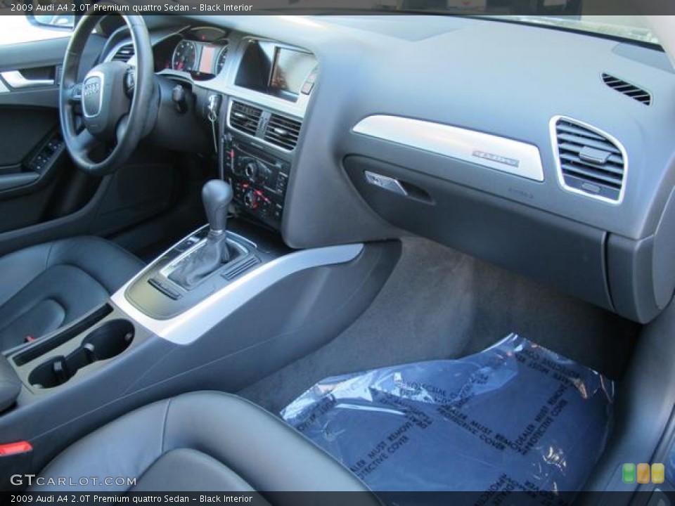 Black Interior Dashboard for the 2009 Audi A4 2.0T Premium quattro Sedan #72803920