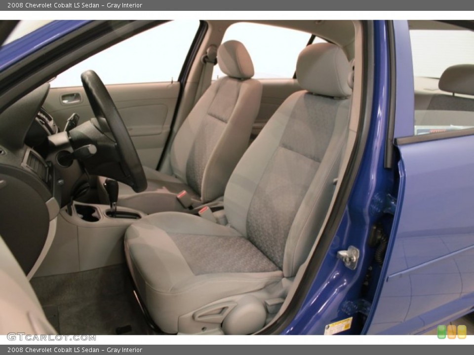 Gray Interior Front Seat for the 2008 Chevrolet Cobalt LS Sedan #72803953