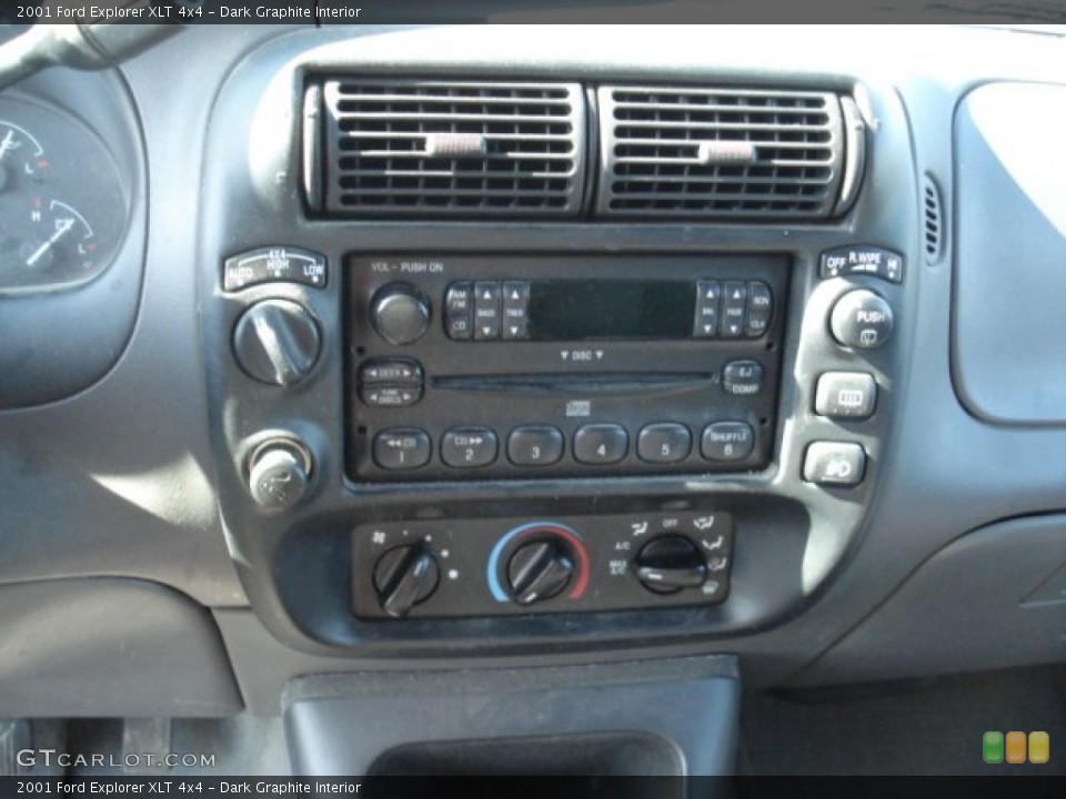 Dark Graphite Interior Controls for the 2001 Ford Explorer XLT 4x4 #72804328