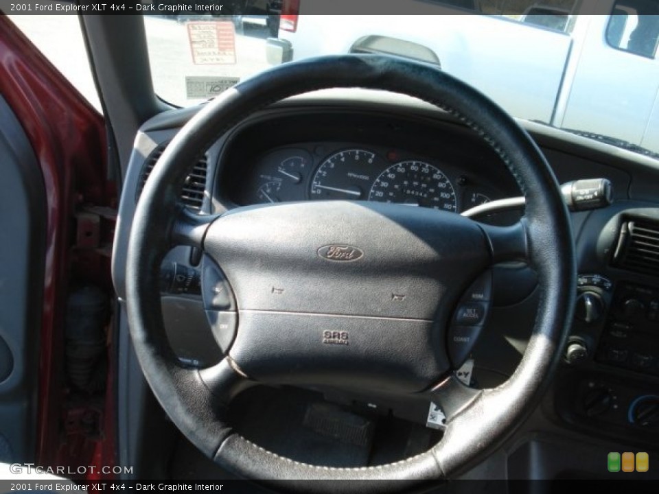Dark Graphite Interior Steering Wheel for the 2001 Ford Explorer XLT 4x4 #72804353