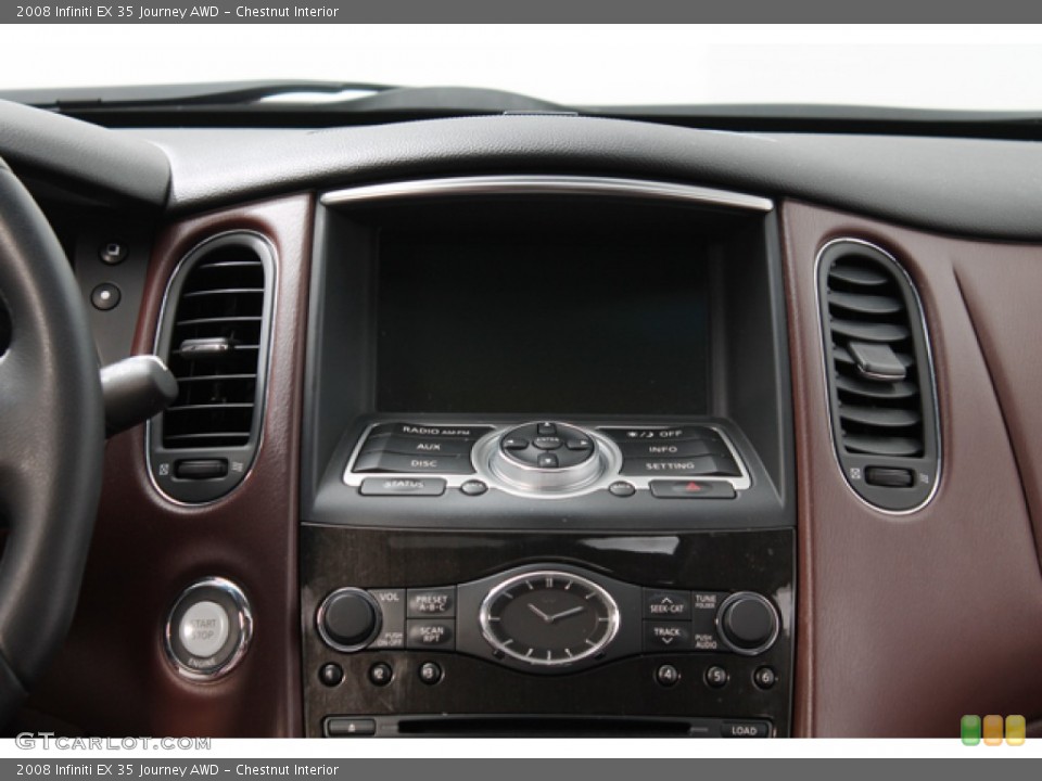 Chestnut Interior Controls for the 2008 Infiniti EX 35 Journey AWD #72804376