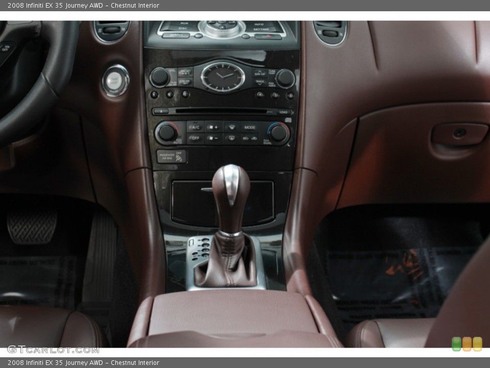 Chestnut Interior Controls for the 2008 Infiniti EX 35 Journey AWD #72804418