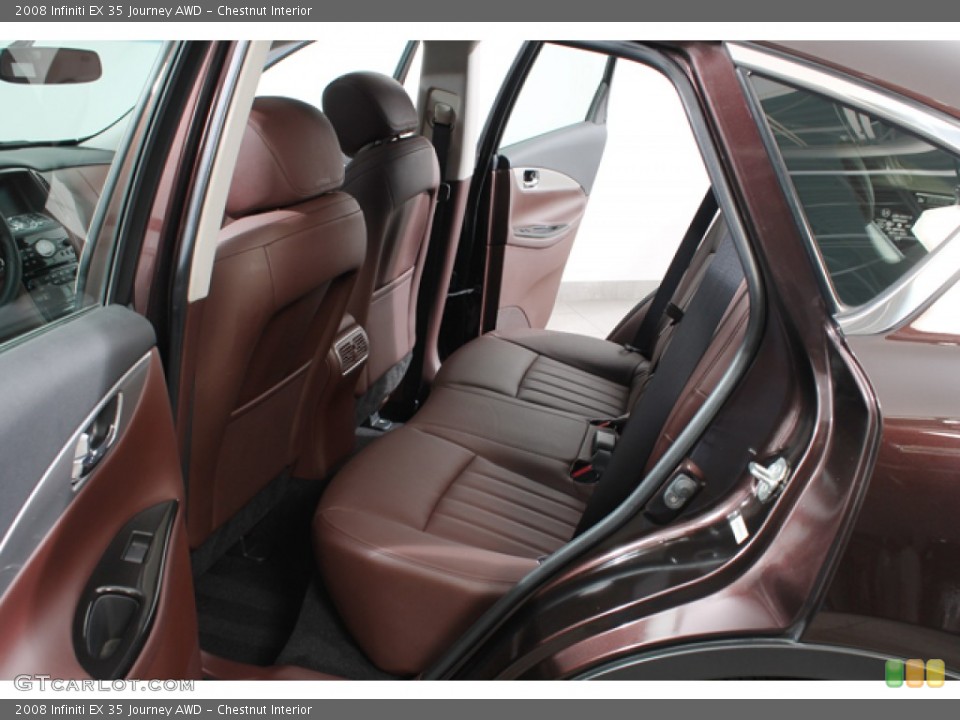 Chestnut Interior Photo for the 2008 Infiniti EX 35 Journey AWD #72804646