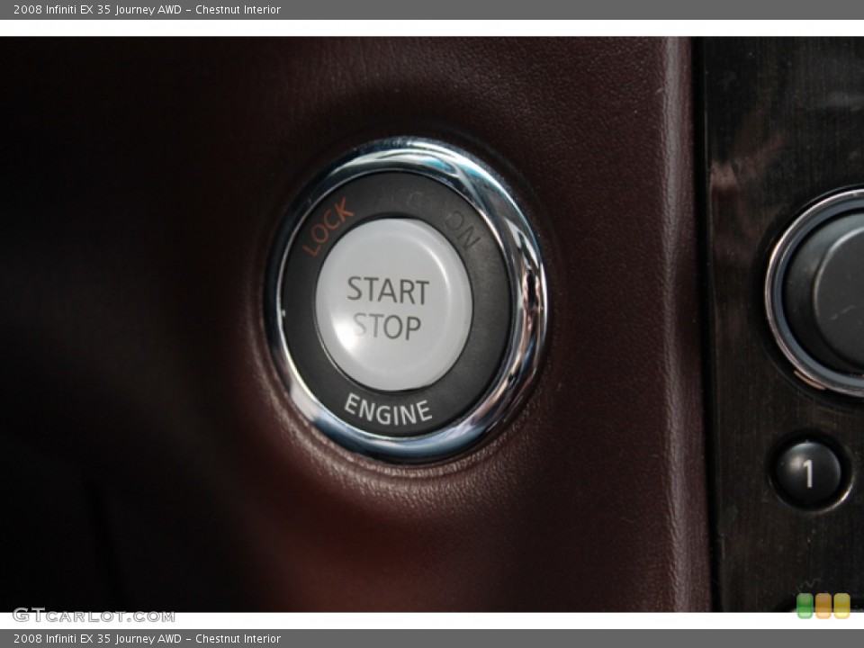 Chestnut Interior Controls for the 2008 Infiniti EX 35 Journey AWD #72804697