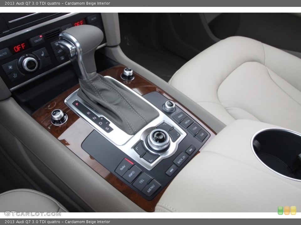 Cardamom Beige Interior Transmission for the 2013 Audi Q7 3.0 TDI quattro #72805423