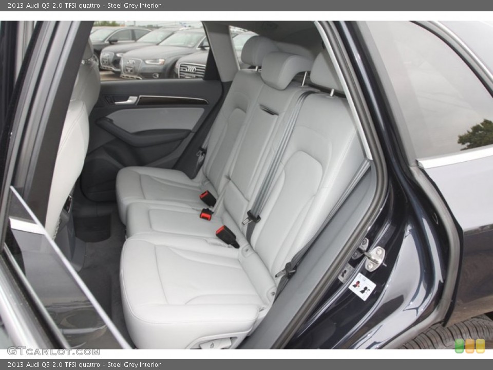 Steel Grey Interior Rear Seat for the 2013 Audi Q5 2.0 TFSI quattro #72806473