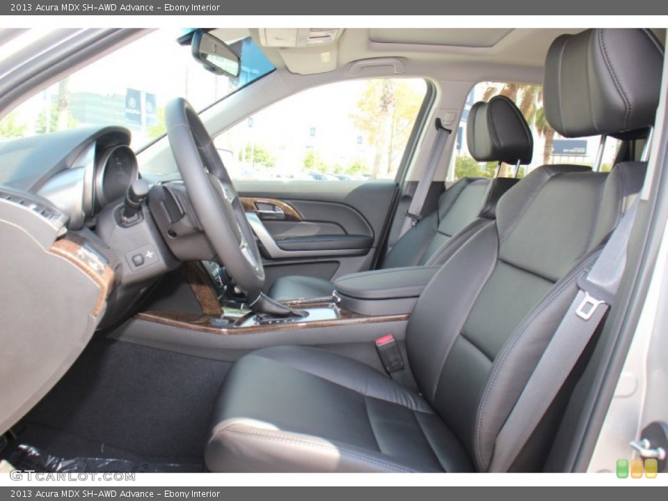Ebony Interior Front Seat for the 2013 Acura MDX SH-AWD Advance #72810187