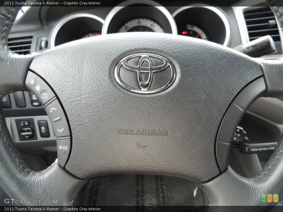 Graphite Gray Interior Steering Wheel for the 2011 Toyota Tacoma X-Runner #72812197