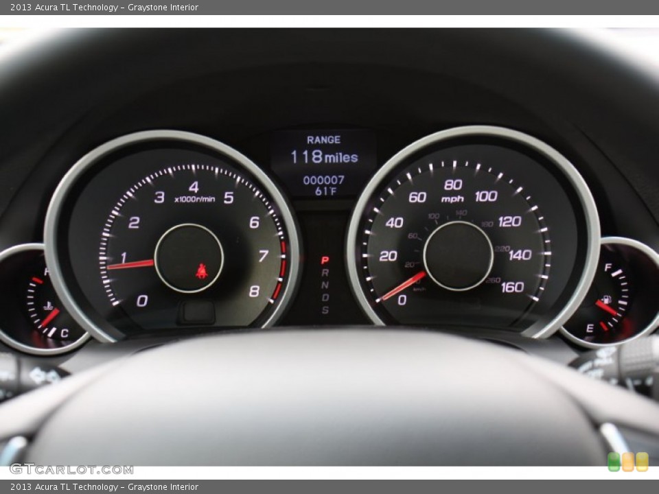 Graystone Interior Gauges for the 2013 Acura TL Technology #72812200