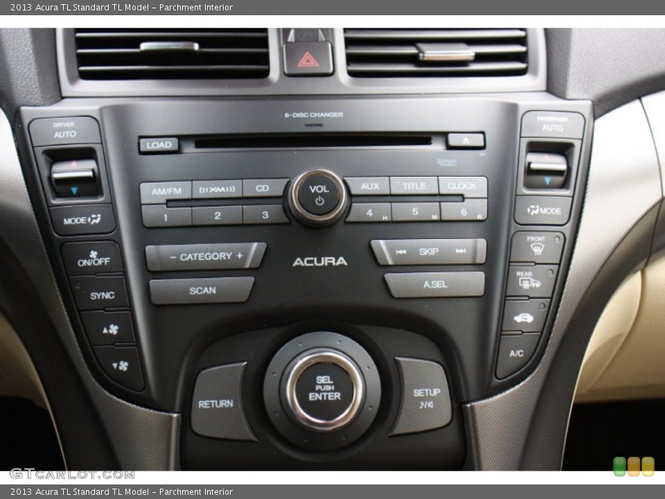 Parchment Interior Controls for the 2013 Acura TL  #72812686