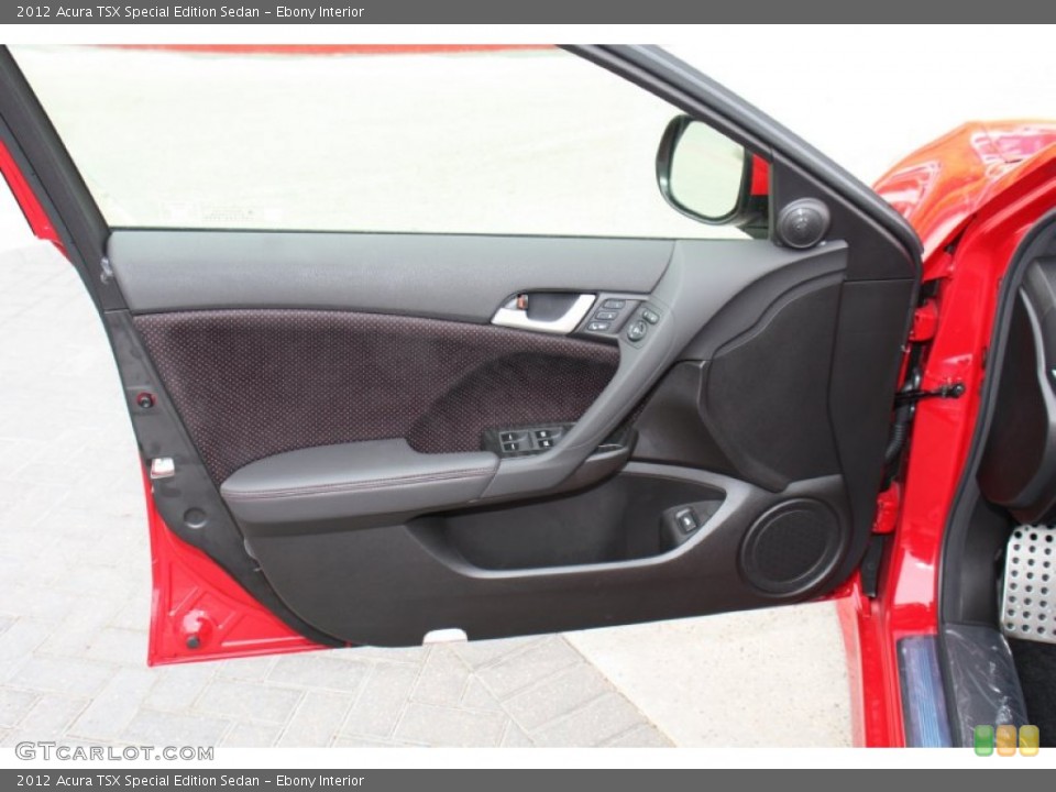 Ebony Interior Door Panel for the 2012 Acura TSX Special Edition Sedan #72813043