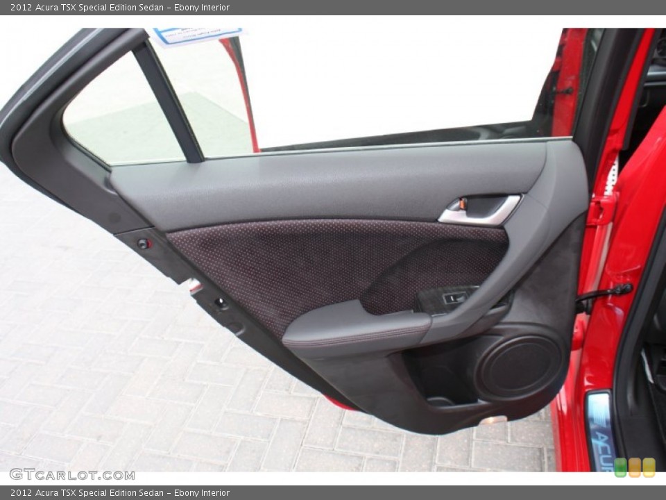 Ebony Interior Door Panel for the 2012 Acura TSX Special Edition Sedan #72813100