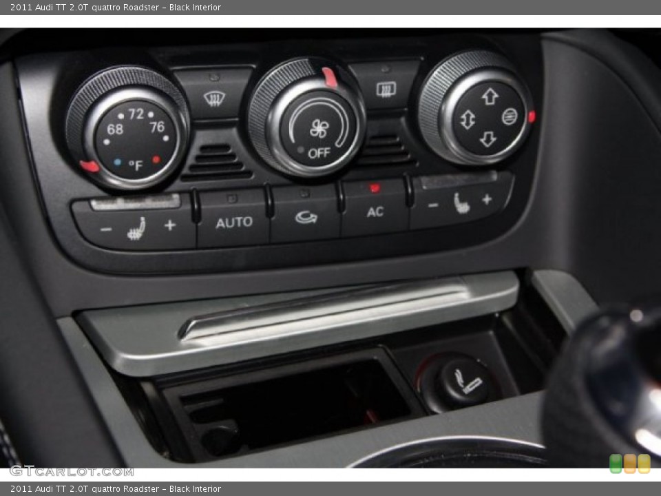 Black Interior Controls for the 2011 Audi TT 2.0T quattro Roadster #72818198
