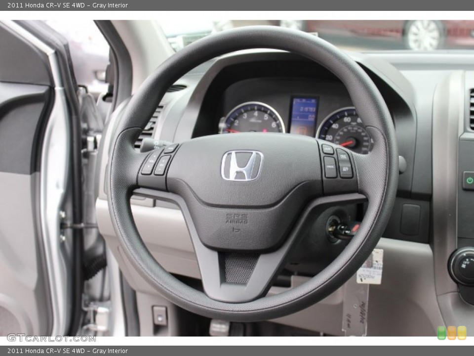 Gray Interior Steering Wheel for the 2011 Honda CR-V SE 4WD #72819295