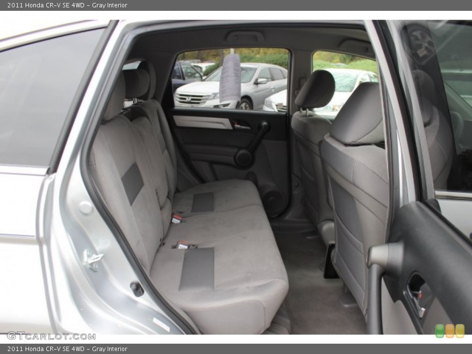 Gray Interior Rear Seat for the 2011 Honda CR-V SE 4WD #72819376