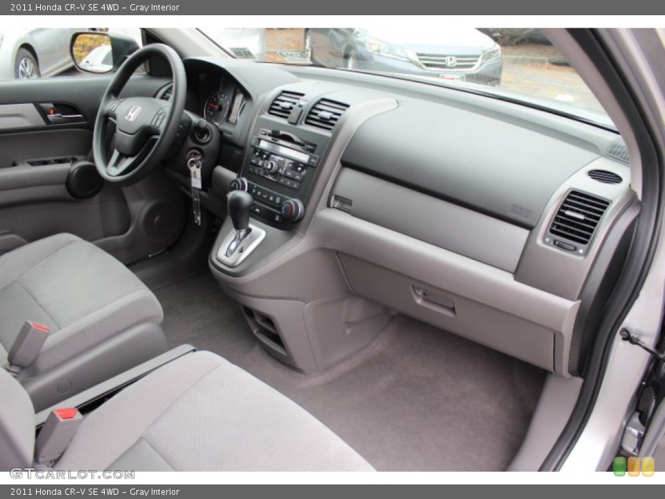 Gray Interior Dashboard for the 2011 Honda CR-V SE 4WD #72819397