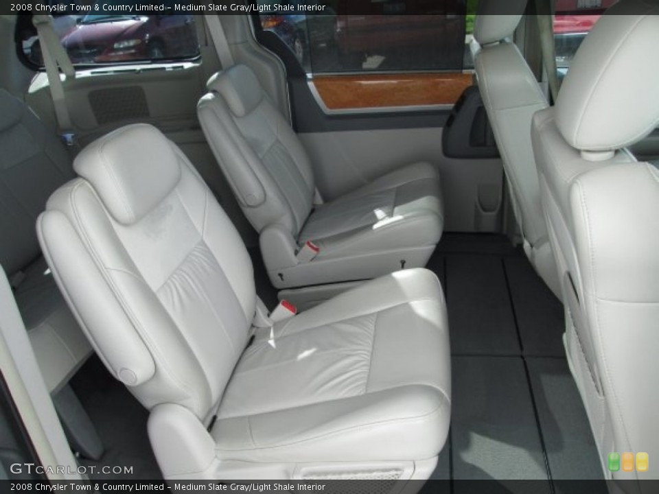 Medium Slate Gray/Light Shale Interior Rear Seat for the 2008 Chrysler Town & Country Limited #72819664