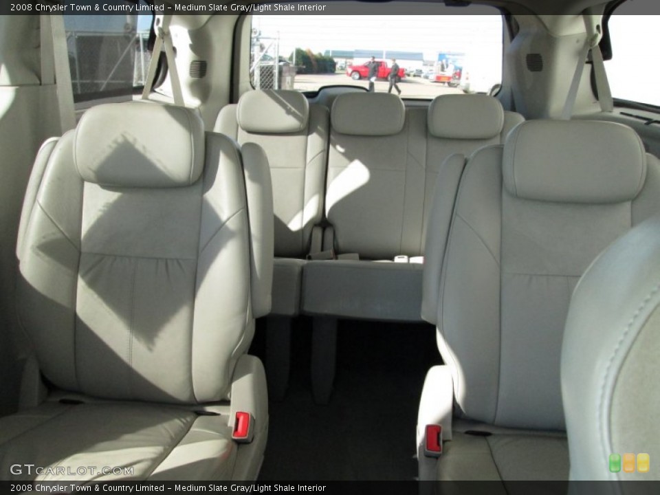 Medium Slate Gray/Light Shale Interior Rear Seat for the 2008 Chrysler Town & Country Limited #72819847