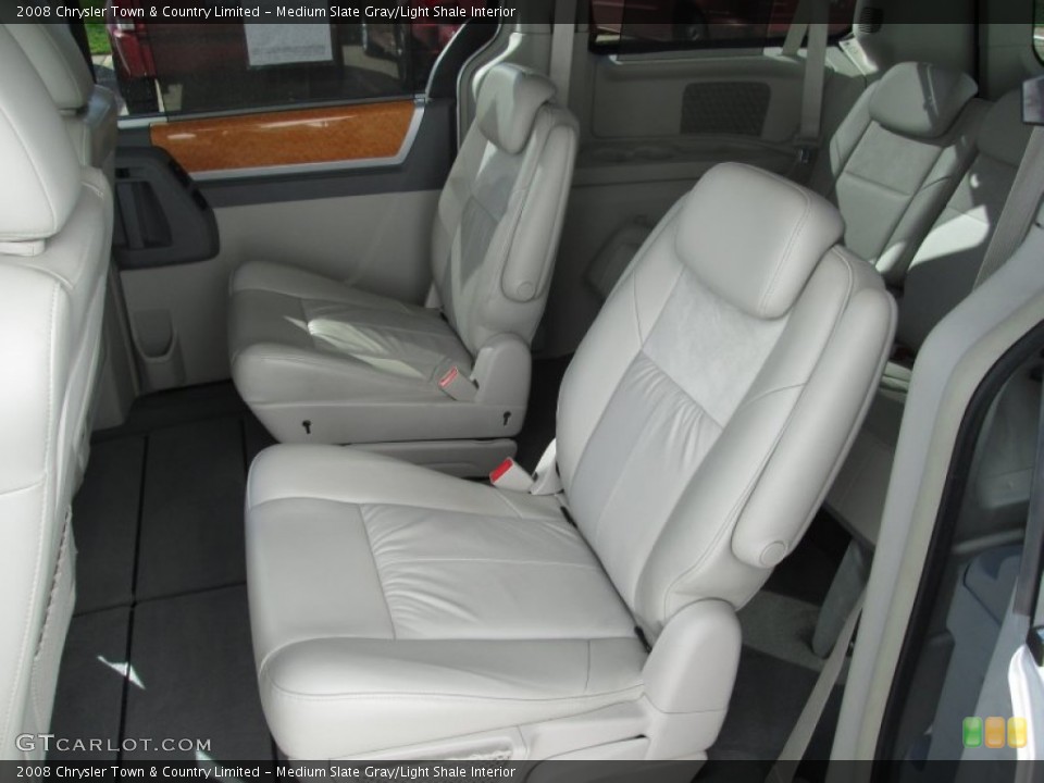 Medium Slate Gray/Light Shale Interior Rear Seat for the 2008 Chrysler Town & Country Limited #72819859
