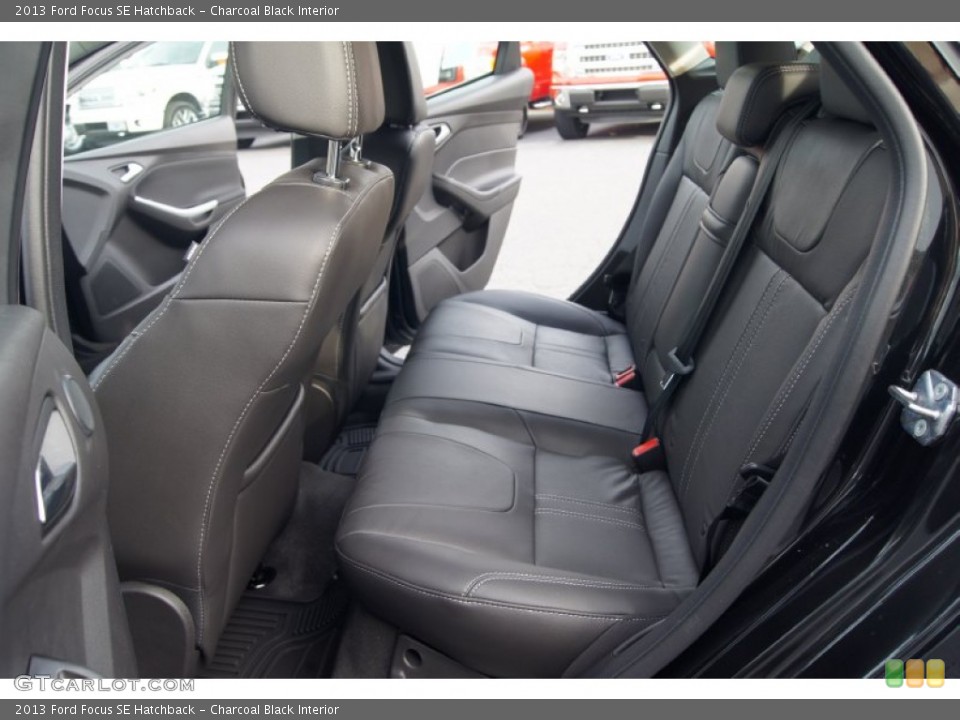 Charcoal Black Interior Rear Seat for the 2013 Ford Focus SE Hatchback #72821332