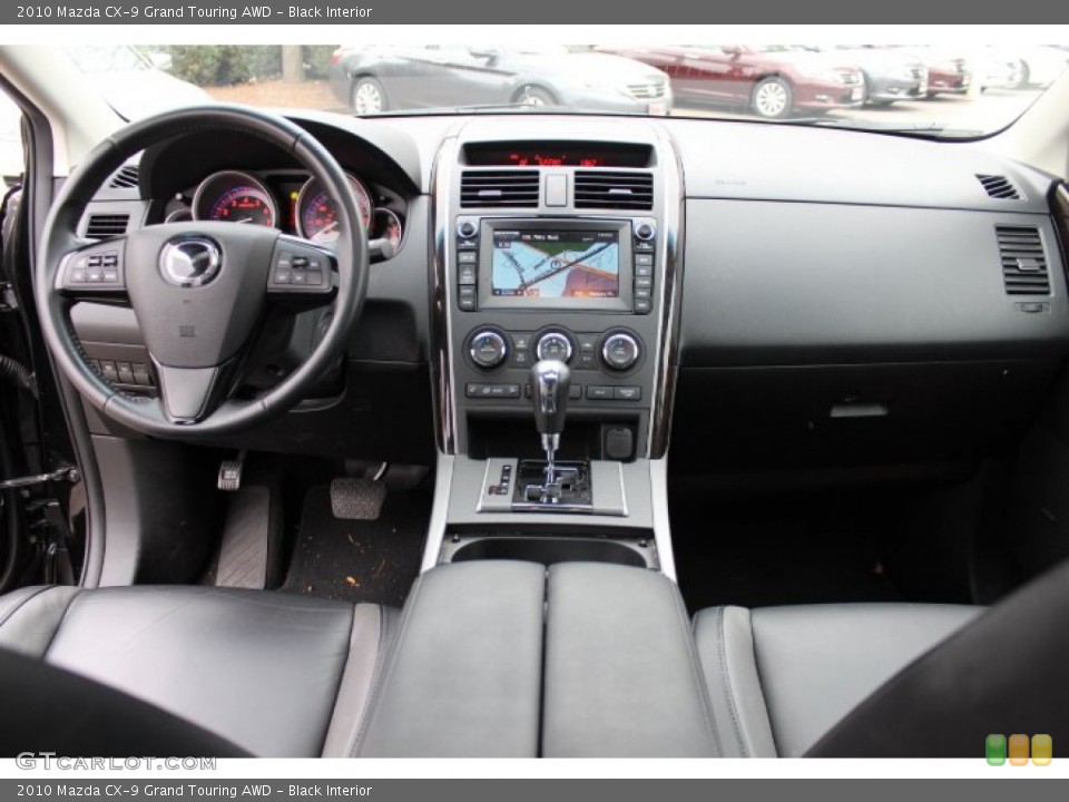 Black Interior Dashboard for the 2010 Mazda CX-9 Grand Touring AWD #72821449