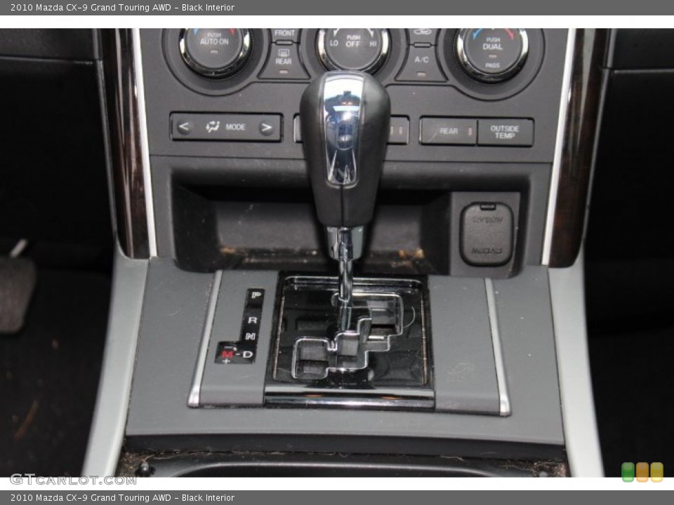 Black Interior Transmission for the 2010 Mazda CX-9 Grand Touring AWD #72821461