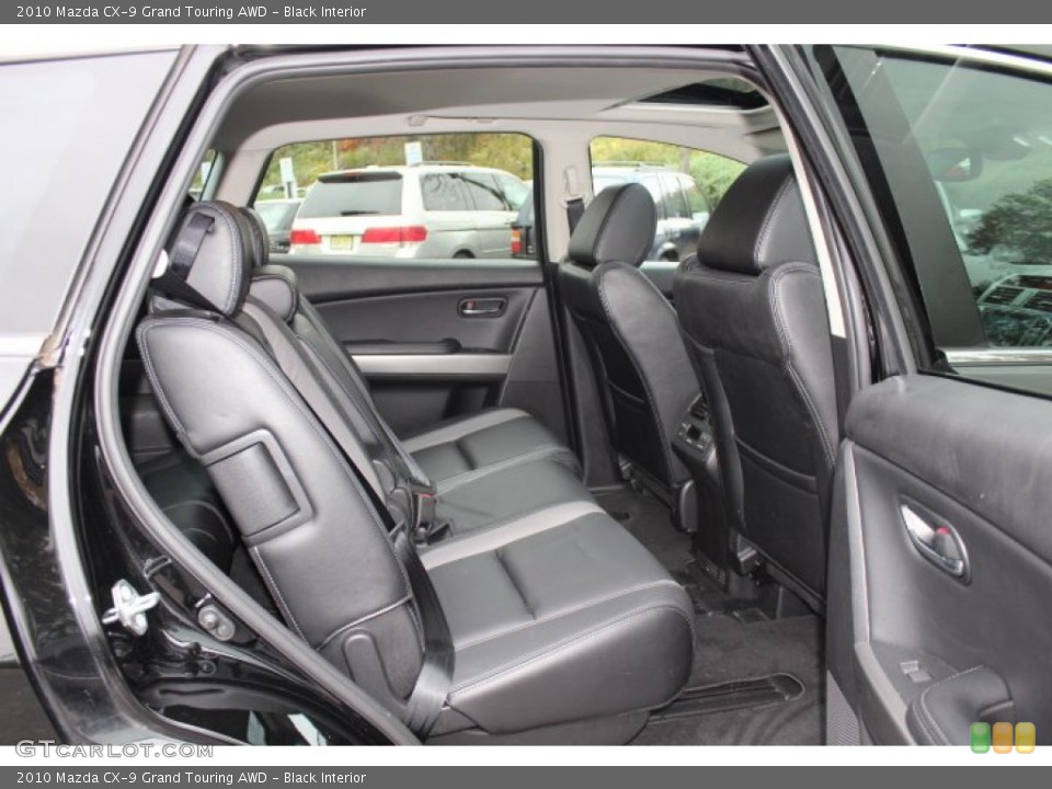 Black Interior Rear Seat for the 2010 Mazda CX-9 Grand Touring AWD #72821542