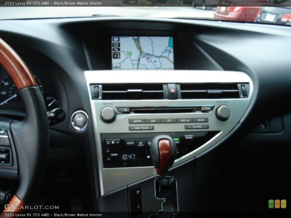 Black/Brown Walnut Interior Controls for the 2010 Lexus RX 350 AWD #72821723