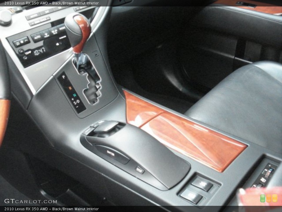 Black/Brown Walnut Interior Controls for the 2010 Lexus RX 350 AWD #72821734