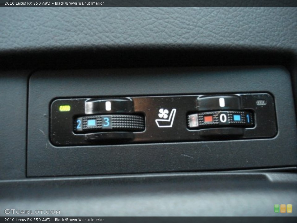 Black/Brown Walnut Interior Controls for the 2010 Lexus RX 350 AWD #72821740