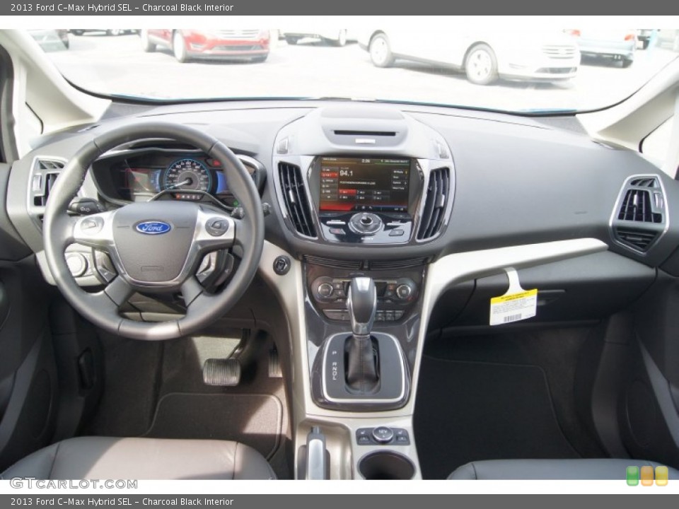 Charcoal Black Interior Dashboard for the 2013 Ford C-Max Hybrid SEL #72821860