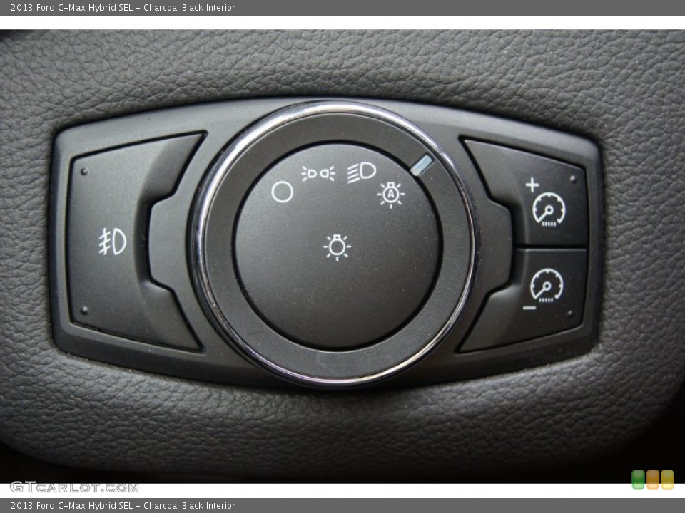 Charcoal Black Interior Controls for the 2013 Ford C-Max Hybrid SEL #72821899