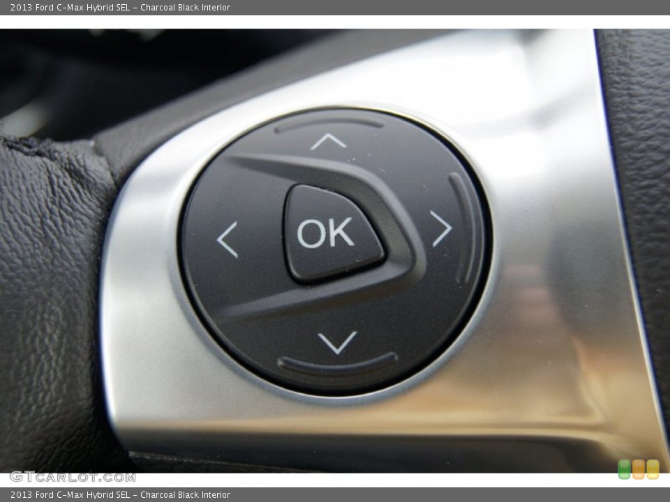 Charcoal Black Interior Controls for the 2013 Ford C-Max Hybrid SEL #72821908