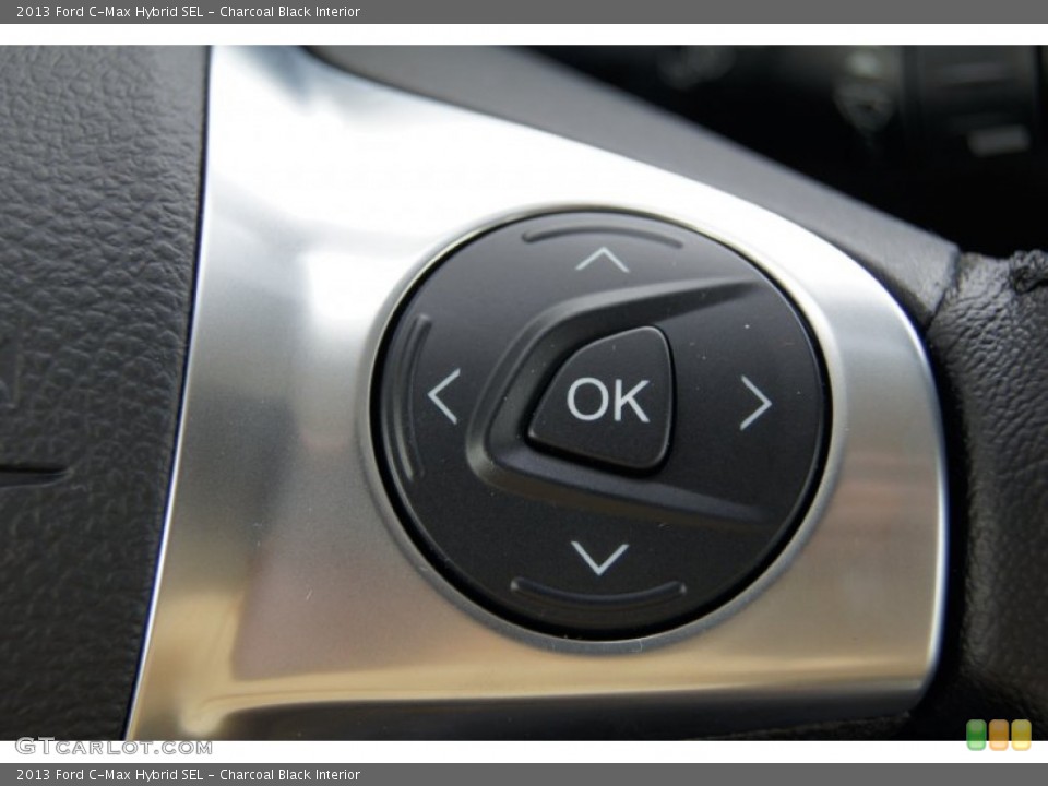 Charcoal Black Interior Controls for the 2013 Ford C-Max Hybrid SEL #72821935