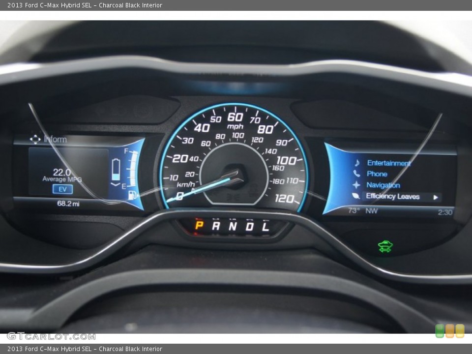 Charcoal Black Interior Gauges for the 2013 Ford C-Max Hybrid SEL #72821962