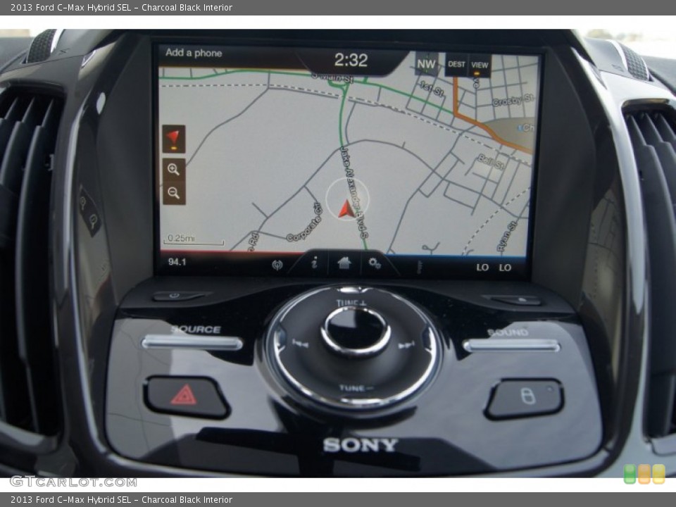 Charcoal Black Interior Navigation for the 2013 Ford C-Max Hybrid SEL #72822040
