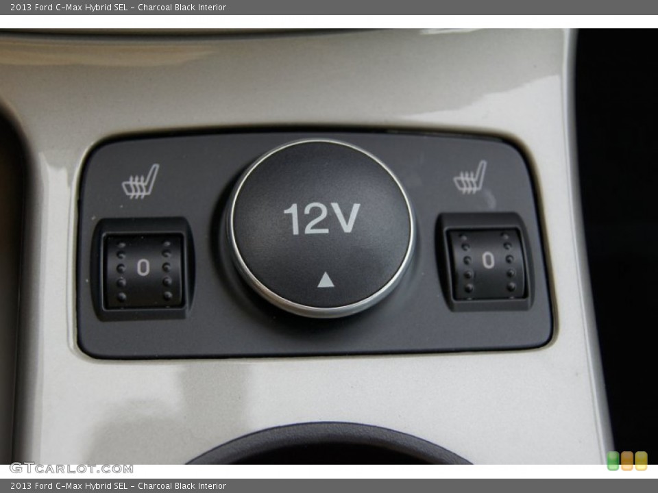 Charcoal Black Interior Controls for the 2013 Ford C-Max Hybrid SEL #72822085