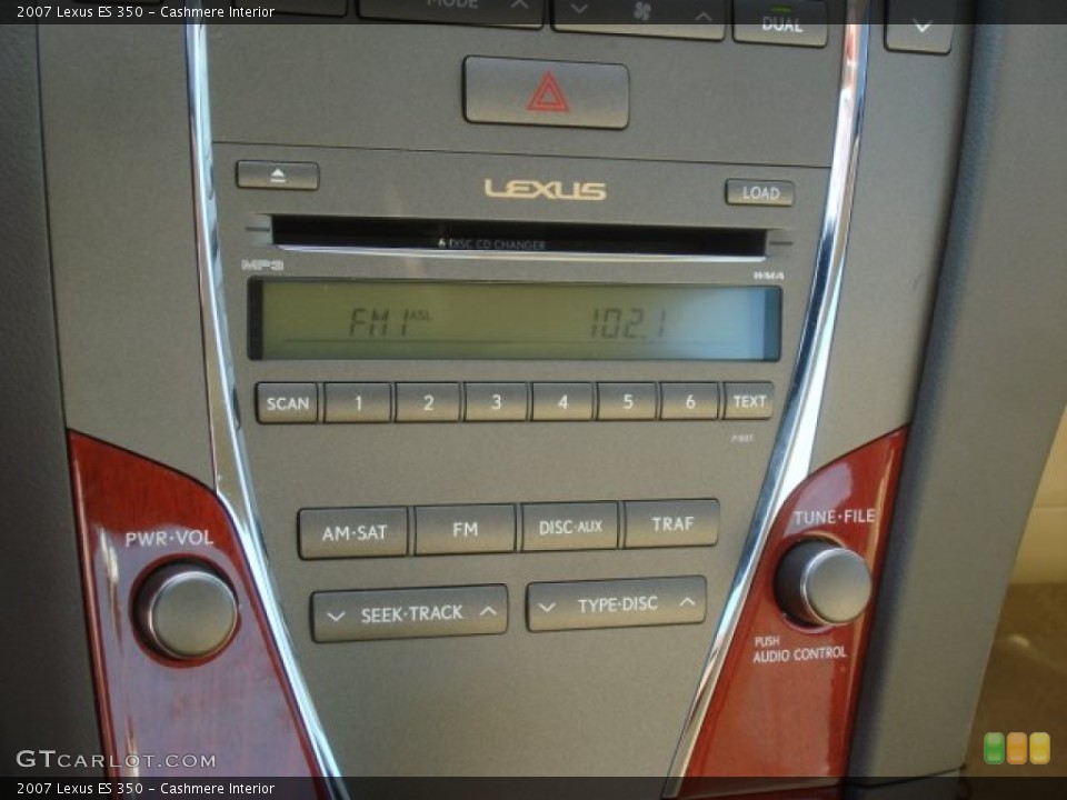 Cashmere Interior Audio System for the 2007 Lexus ES 350 #72824395