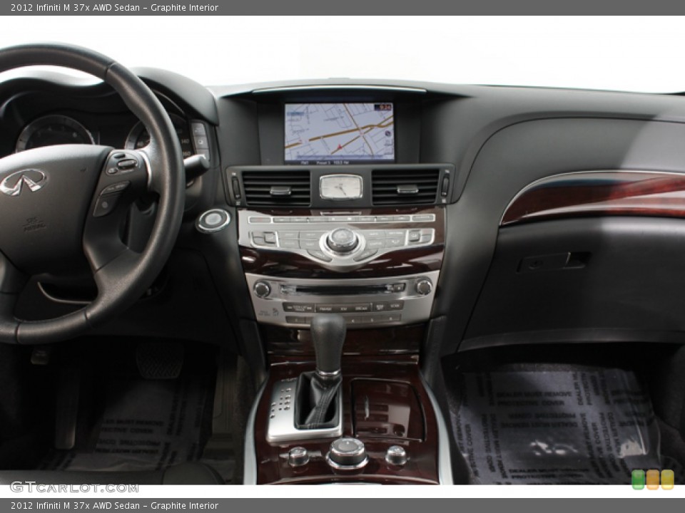 Graphite Interior Controls for the 2012 Infiniti M 37x AWD Sedan #72827166