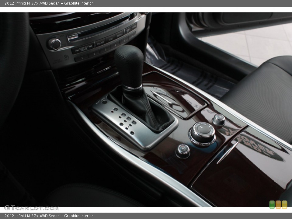 Graphite Interior Transmission for the 2012 Infiniti M 37x AWD Sedan #72827274