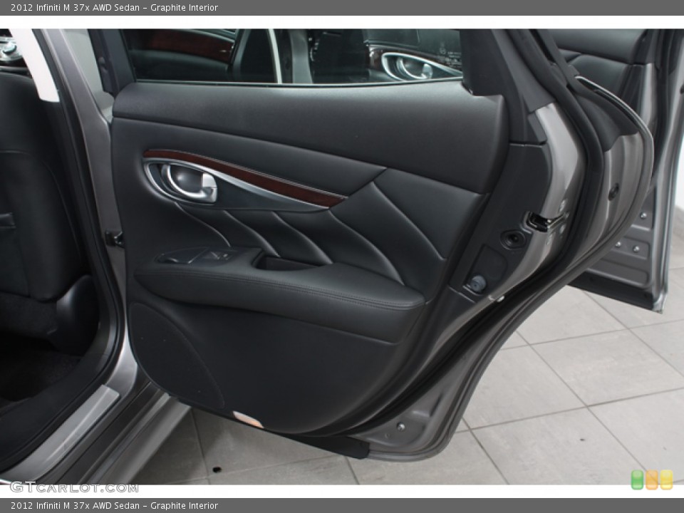 Graphite Interior Door Panel for the 2012 Infiniti M 37x AWD Sedan #72827328