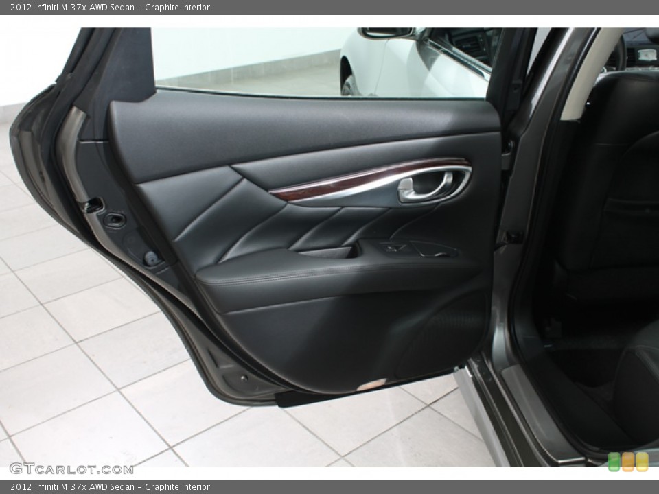 Graphite Interior Door Panel for the 2012 Infiniti M 37x AWD Sedan #72827355