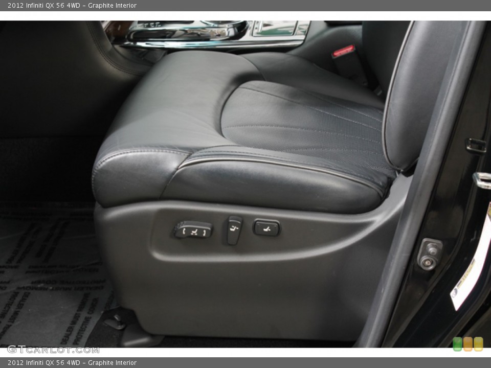 Graphite Interior Front Seat for the 2012 Infiniti QX 56 4WD #72828366