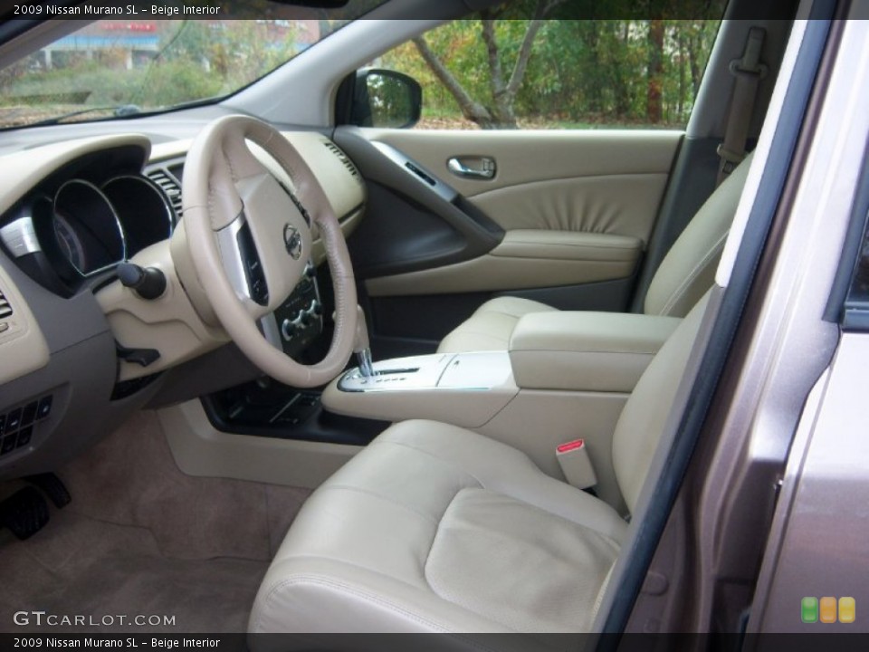 Beige Interior Photo for the 2009 Nissan Murano SL #72831933