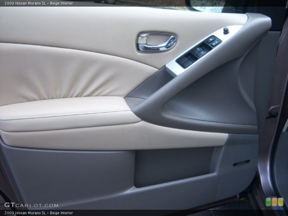 Beige Interior Door Panel for the 2009 Nissan Murano SL #72831958