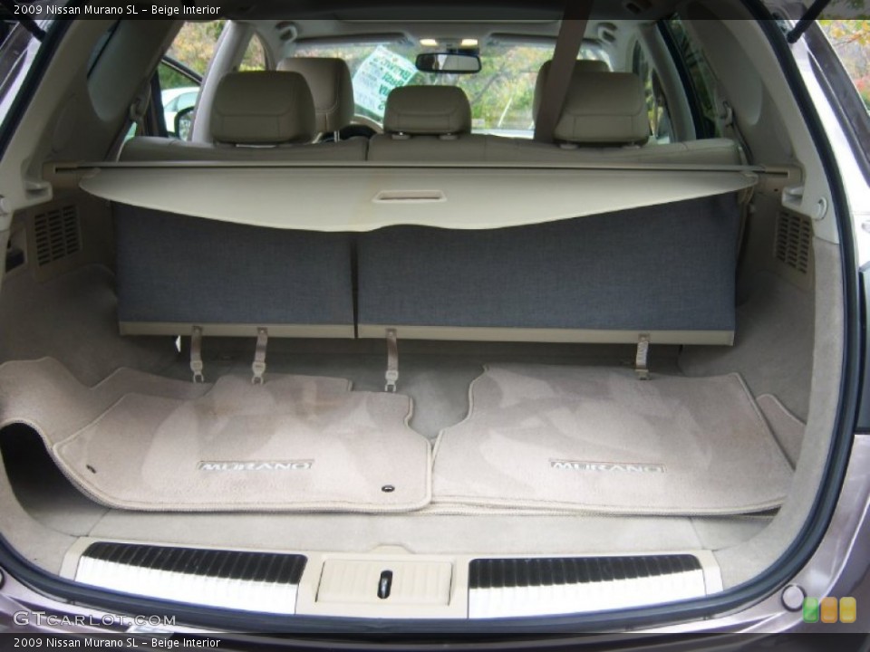Beige Interior Trunk for the 2009 Nissan Murano SL #72832154