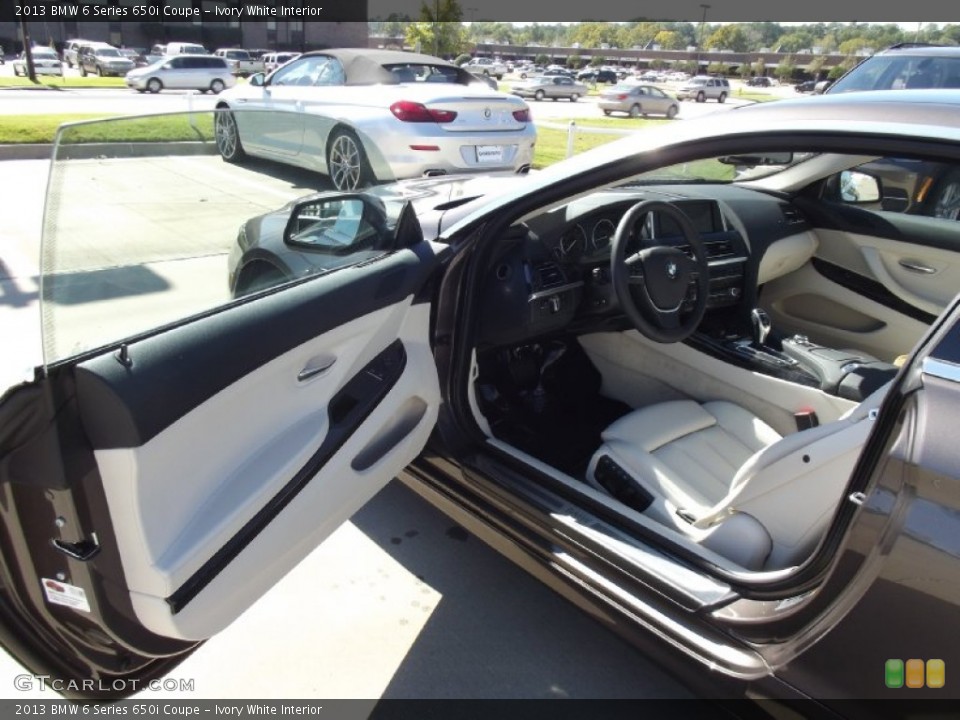 Ivory White Interior Photo for the 2013 BMW 6 Series 650i Coupe #72833936