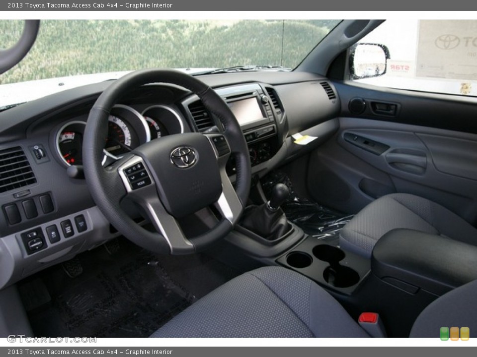 Graphite Interior Photo for the 2013 Toyota Tacoma Access Cab 4x4 #72835626
