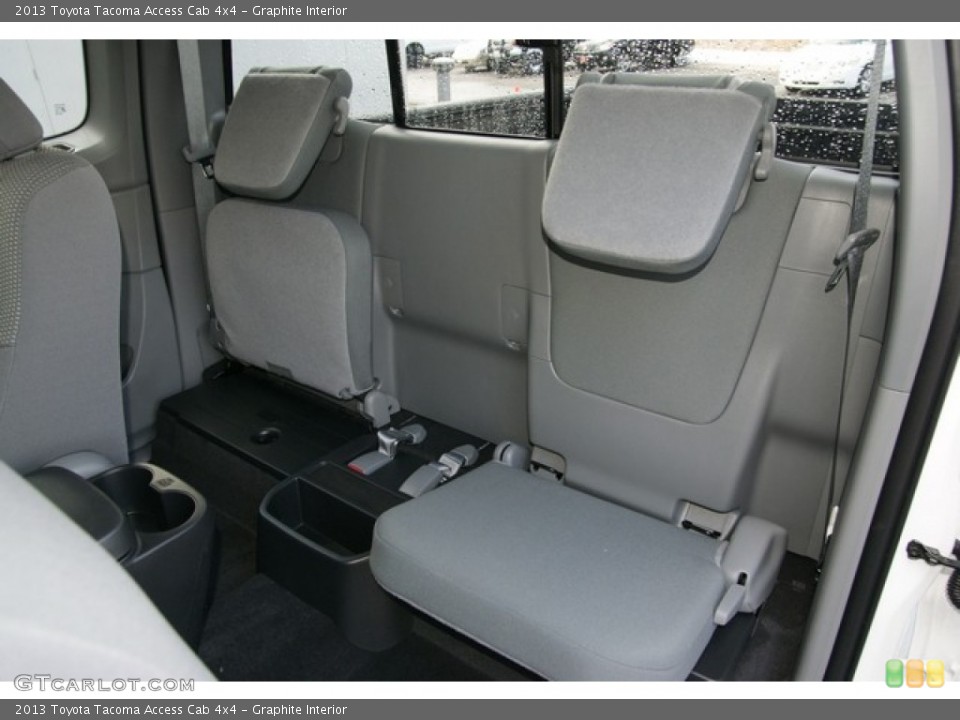 Graphite Interior Rear Seat for the 2013 Toyota Tacoma Access Cab 4x4 #72835686